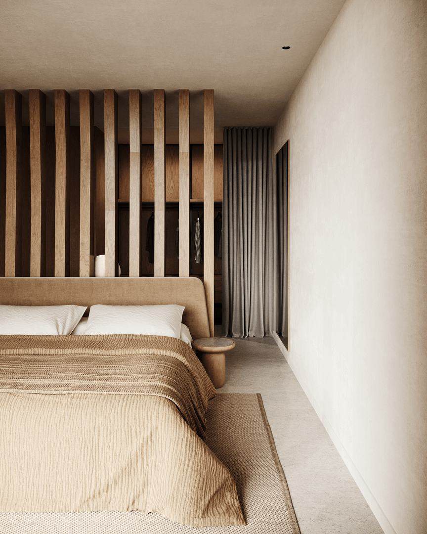 Bedroom — Wave interior