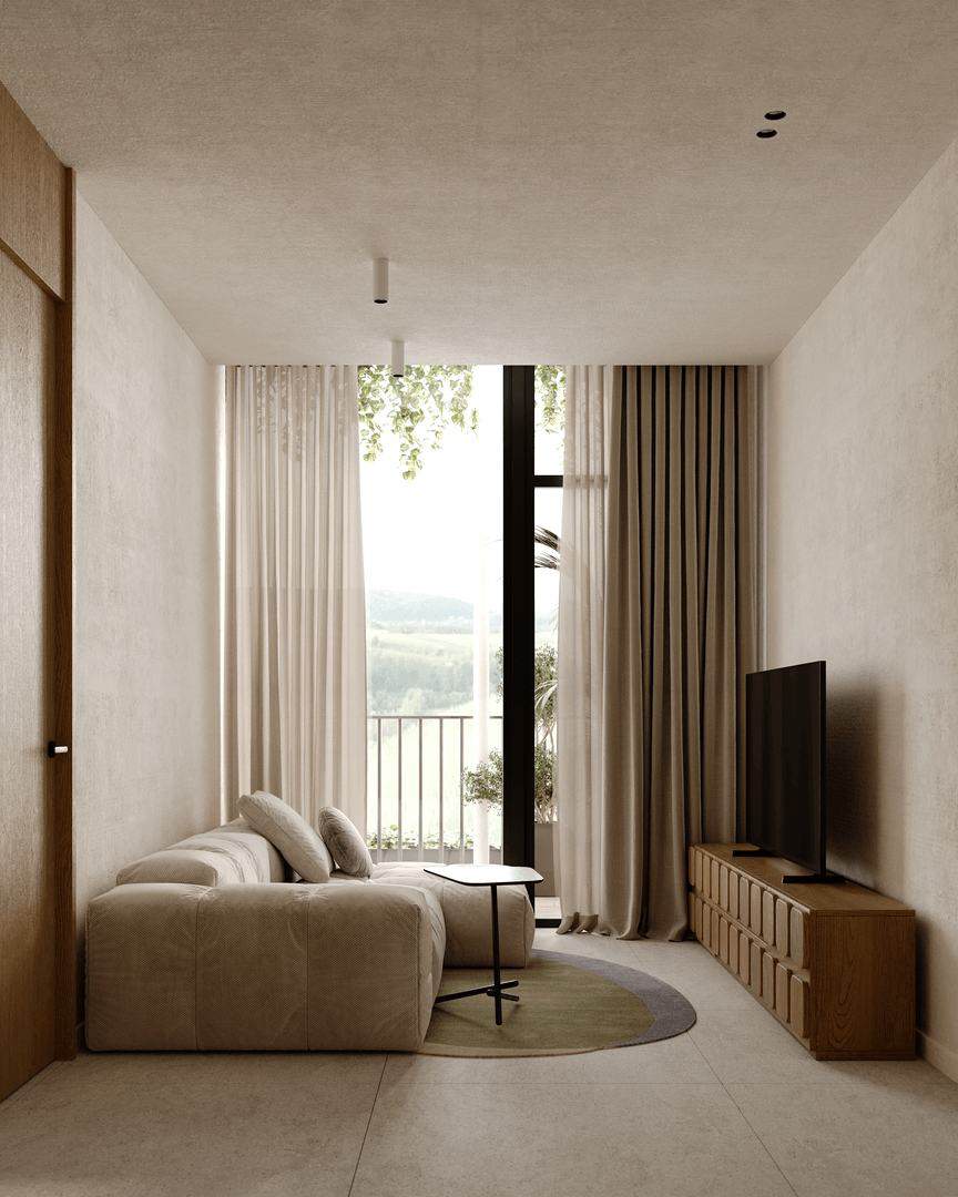 Smart-home living room